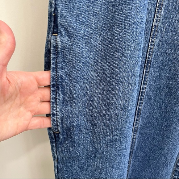 Vintage 90’s Y2K denim button front maxi dress jumper pockets sleeveless 22W - Picture 4 of 10